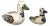 Ceramic Duck Figures, Mexico, 1950s, Set of 2 For Sale