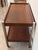 Wood Italian Mid-Century Modern Rolling Bar/Serving Cart For Sale - Image 7 of 12