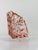 Vintage French Peach-Pink Diamond-Cut Glass Ashtray, 1950s For Sale - Image 17 of 18