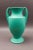 Mid 20th Century Phaltzgraff York, Pa 146 Vintage Arts & Crafts Green Pottery Handled Vase For Sale - Image 4 of 9