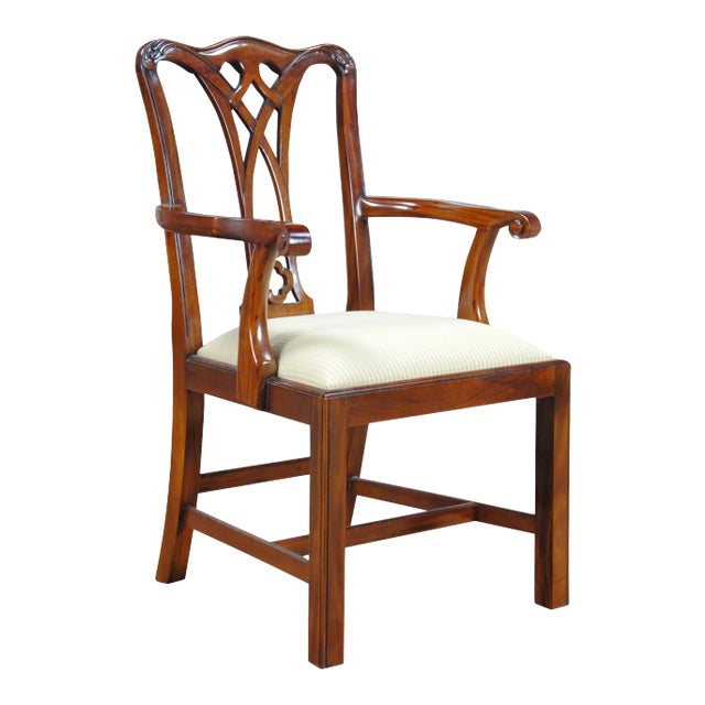 Niagara Furniture Country Chippendale Arm Chair For Sale