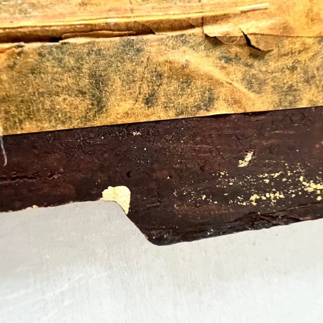 Antique French Style Gesso Gilded Wall Mirror For Sale - Image 6 of 8