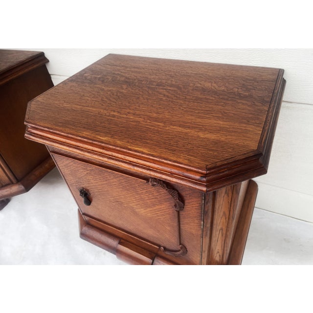 Lion Paw Bedside Tables, 1950s, Set of 2 For Sale - Image 6 of 18