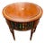 Maitland Smith Embossed Leather Top Table. Leather Bound Faux Books For Sale