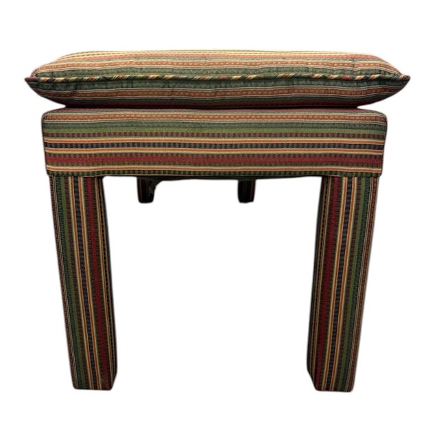 Billy Baldwin Style Pillow Top Tufted Parsons Bench For Sale - Image 4 of 8
