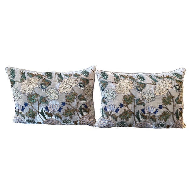 Anke Drechsel Floral Pillows a Pair Chairish