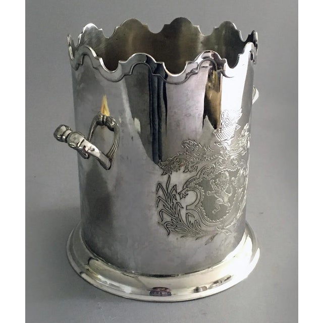 English Magnum Monteith Champagne Bucket or Cooler For Sale - Image 3 of 8
