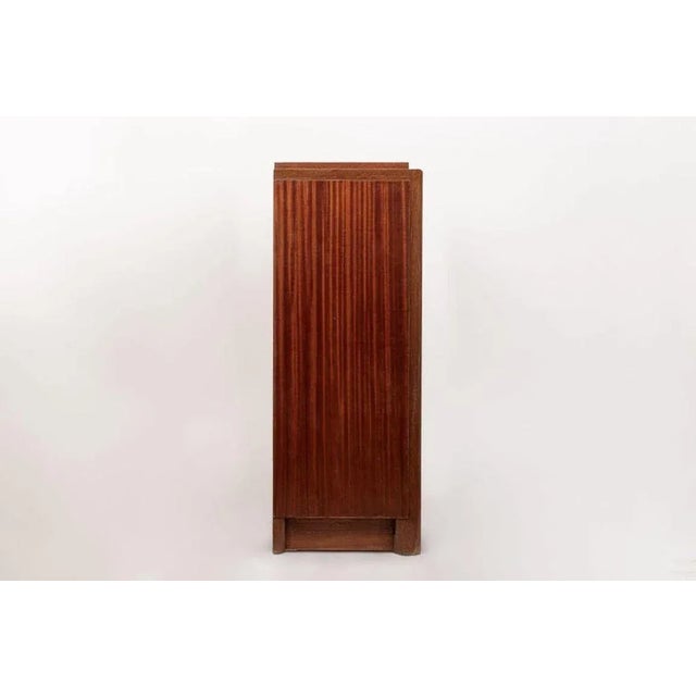 Antique French Art Deco Mahogany Sideboard Cabinet by Andre Sornay For Sale - Image 11 of 11