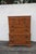 Traditional Late 20th Century Ethan Allen Solid Maple Tall Chest of Drawers 6179 For Sale - Image 3 of 16