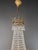 Antique Chandelier With Musical Motif Empire Historicism Style Brass Gold For Sale - Image 6 of 6