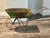 Metal Small Rustic Reclaimed Painted Metal Wheelbarrow in Green, 10.5” X 18.5” For Sale - Image 7 of 9