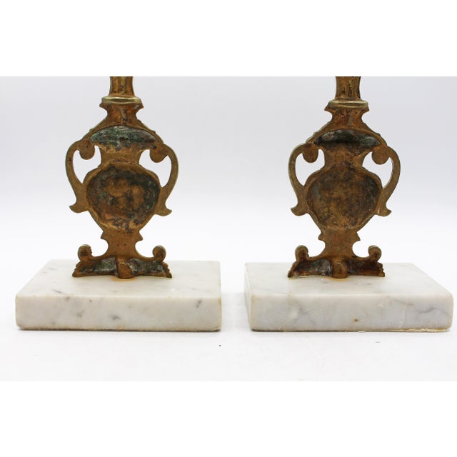 Circa 1870 Likely English Pair of Neoclassical Urn Form Girondoles For Sale - Image 9 of 10