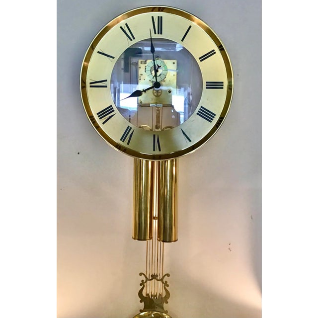 1960s Howard Miller Plexiglass and Gold Finish Wall Clock Chairish