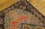 American Beautiful Brown Ground Color With a Cross in a Diamond -Geometric Pattern American Hooked Rug For Sale - Image 3 of 5