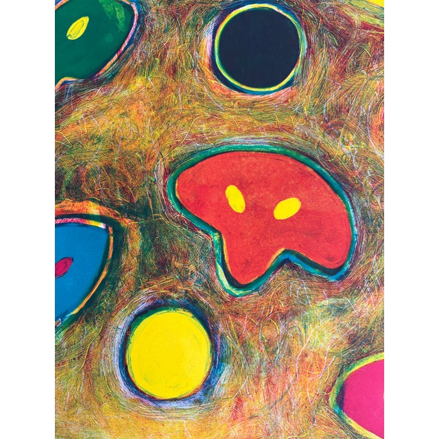 1990s 1990s Naomi L. Policoff "Carnaval Vii" — Signed Original Monotype 1/1, Berkeley Artist For Sale - Image 5 of 7