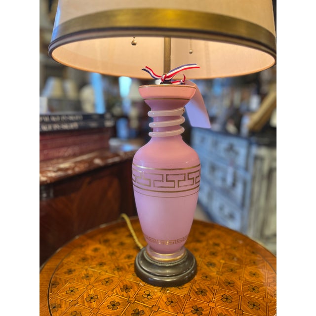 Pair of Late 19th Century French Opaline Lamps For Sale In Phoenix - Image 6 of 8