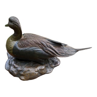 1982 Bruce Killen 38/300 Mallard Sculpture For Sale