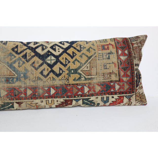 Antique Caucasian Home Decor Rug Pillow Cover -15'' X 47'' For Sale In Tampa - Image 6 of 11