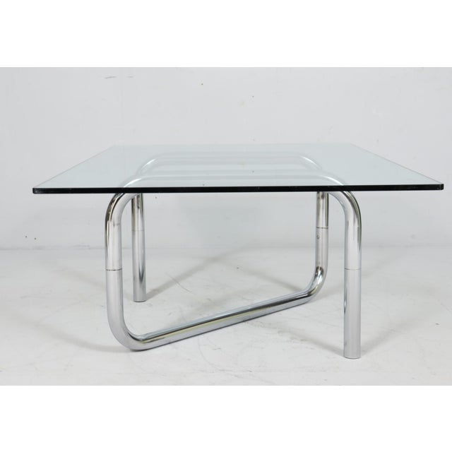 French Tubular Steel Coffee Table, 1970s For Sale - Image 14 of 18