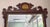 Henkel Harris Henkel Harris Mahogany Carved Mirror With Gold Accents Model No. H-6 For Sale - Image 4 of 7