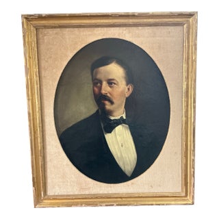 Mid 19th Century c.l. Lewin Oil Portrait, Elting Family , Ulster County, Ny, New Paltz For Sale