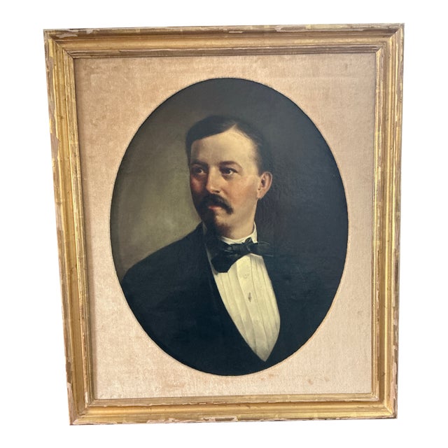 Mid 19th Century c.l. Lewin Oil Portrait, Elting Family , Ulster County, Ny, New Paltz For Sale