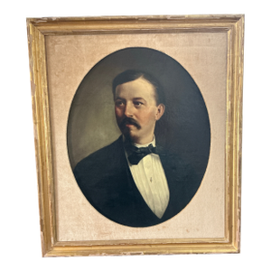 Mid 19th Century c.l. Lewin Oil Portrait, Elting Family , Ulster County, Ny, New Paltz