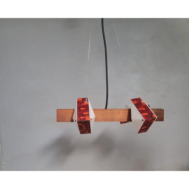 White Triangle Pendant by Angelo Brotto for Esperia, Italy, 1960s For Sale - Image 8 of 18