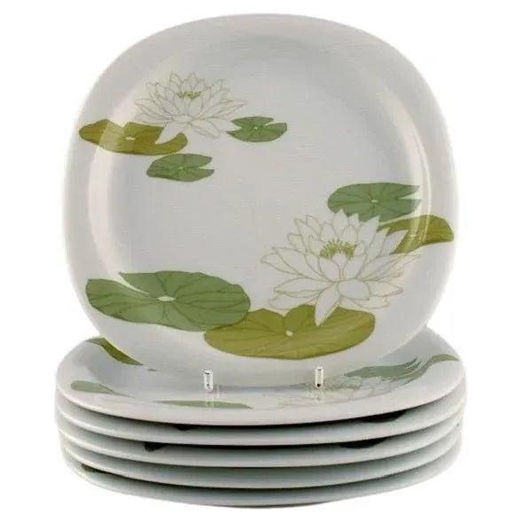 Porcelain Lunch Plates by Timo Sarpaneva for Rosenthal, Finland, Set of 6 For Sale - Image 6 of 6