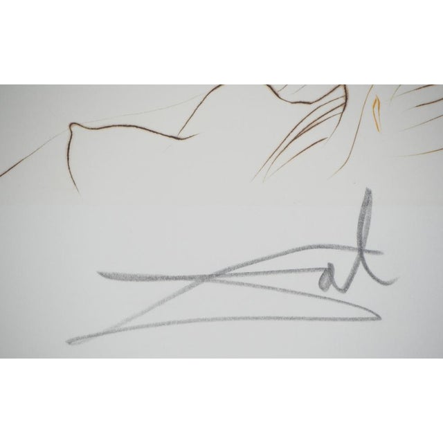 Salvador Dali, Rest in Love, 20th Century, Original Engraving For Sale - Image 7 of 8