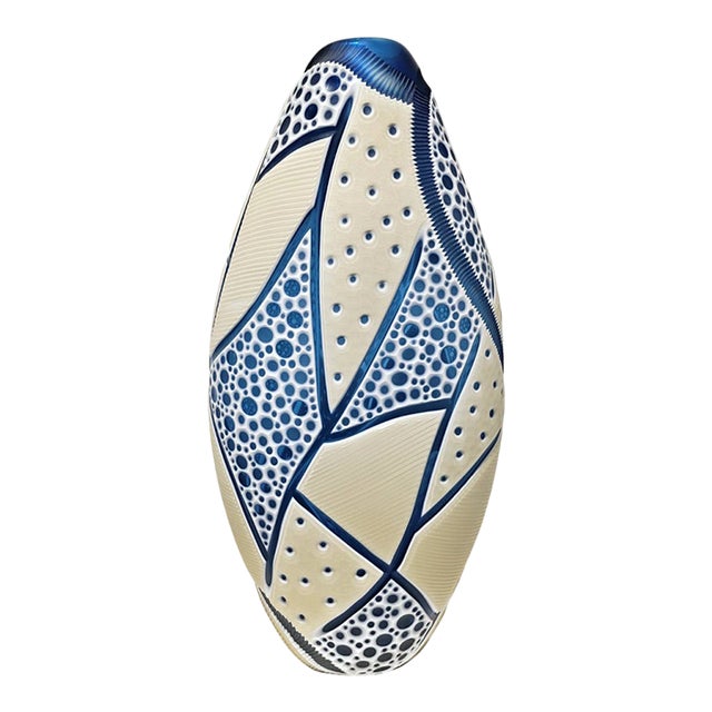 Unique Murano Glass Vase by the Ferro Brothers For Sale