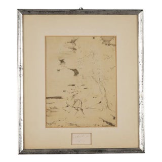 Aligi Sassu, Composition, Marker Drawing For Sale