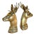Mid 20th Century Jack Housman Brass Stag Deer Bookends - A Pair For Sale