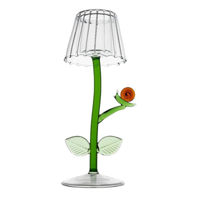 Firefly Tealight with Snail & Leaves For Sale