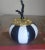 Coral Topped Hand-Carved Gold-Plate Black & White Round French Ceramic Box For Sale - Image 9 of 11