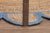Not Yet Made - Made To Order French Blue Round Jute Scallop Rug - 4'x4' For Sale - Image 5 of 7