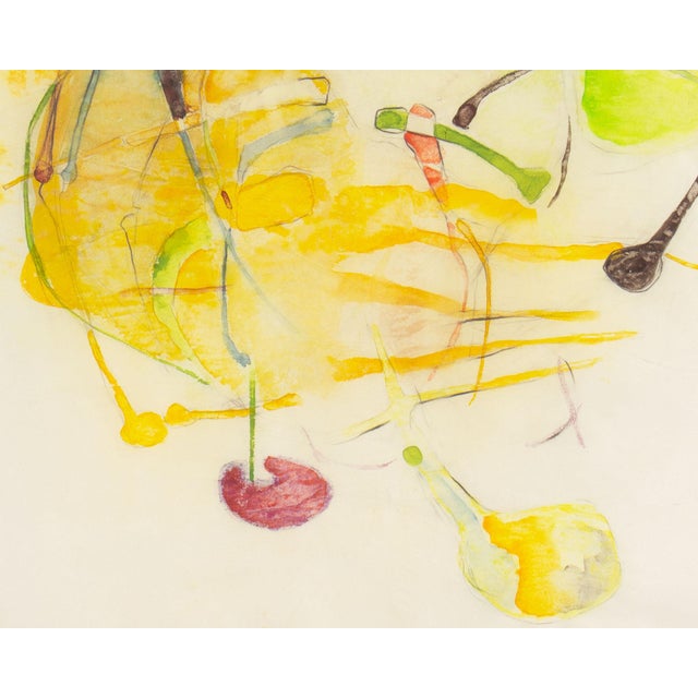 1960s 1960s Abstract Mixed Media Painting by Walter Sorge For Sale - Image 5 of 8