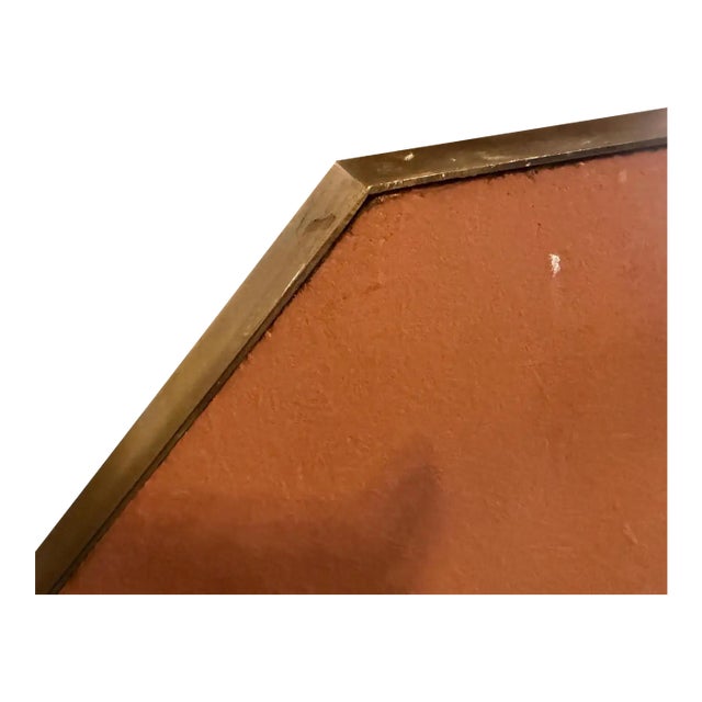 This sophisticated 1960s wall mirror captures the essence of Mid-Century Modern Italian design with its clean geometric...