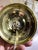 Vintage Brass & Glass Starburst Chandelier 16" Hanging Ceiling Light Fixture For Sale - Image 13 of 13