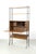Beautiful Freestanding Modular Cabinet. The Cabinet is made of teak veneer with metal legs. Has 3 shelves and one cabinet...