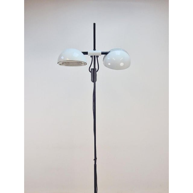 Vintage White Floor Lamp from Valenti Milano, Italy, 1970s For Sale - Image 13 of 18