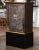This antique wooden and iron safe, was crafted in Paris, France, circa 1870. The black painted and polished iron safe...