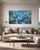 "night hunters" is an original oil painting on canvas measuring 36 x 60 inches. The underwater scene is depicted in deep...