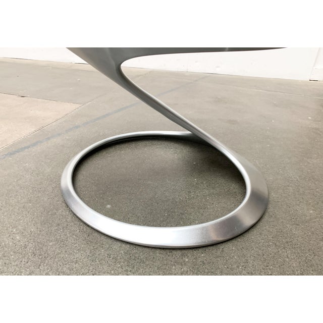 Metal Mid-Century German Space Age Couch Table by Knut Hesterberg for Ronald Schmitt, 1960s For Sale - Image 7 of 18