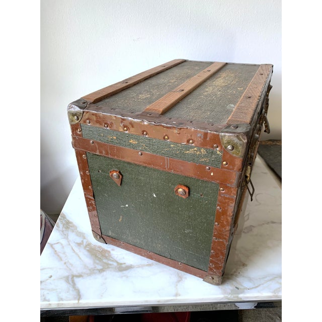 1900s Small Steamer Trunk Made by the Eagle Lock Co Chairish