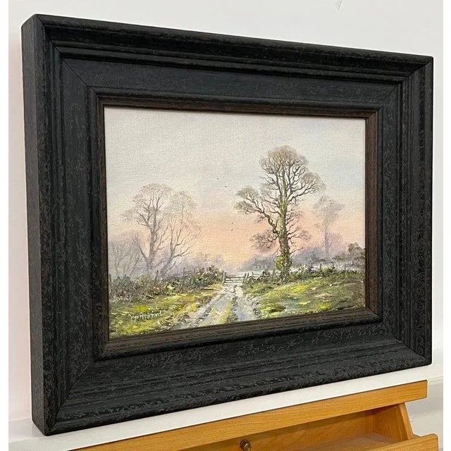 Farm Track in Wooded Landscape with Pink & Green by 20th Century British Artist, Wyn Appleford (British, 1932-2020)....