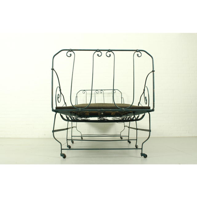 Foldable Metal Daybed, 1950s For Sale - Image 6 of 17