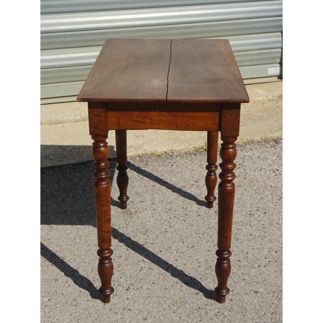 Louis Philippe Style Walnut Writing Desk, 1800s For Sale - Image 14 of 18