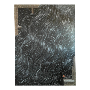 Michael Stamm Oil and Acyrlic Painting on Board Titled "Winter" 2015