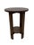 Mission Style Oak Round End Table - Michael's Cherry For Sale - Image 11 of 13